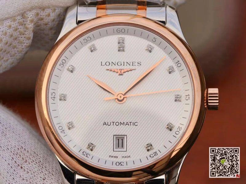 Longines Master Collections L2.628.5.97.7 KY Factory 1:1 Best Edition Replica Watch Swiss ETA2892 White Textured Dial